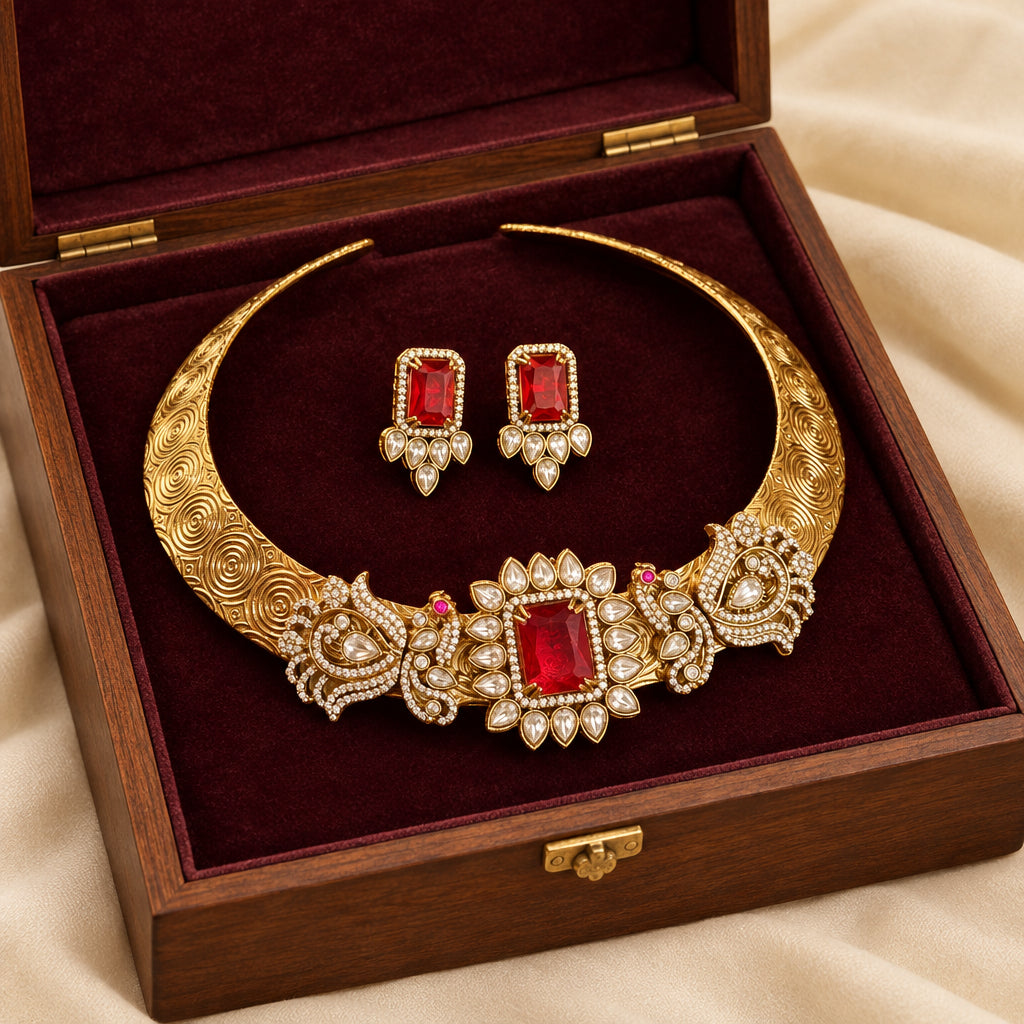 Golden Statement Hasli Set