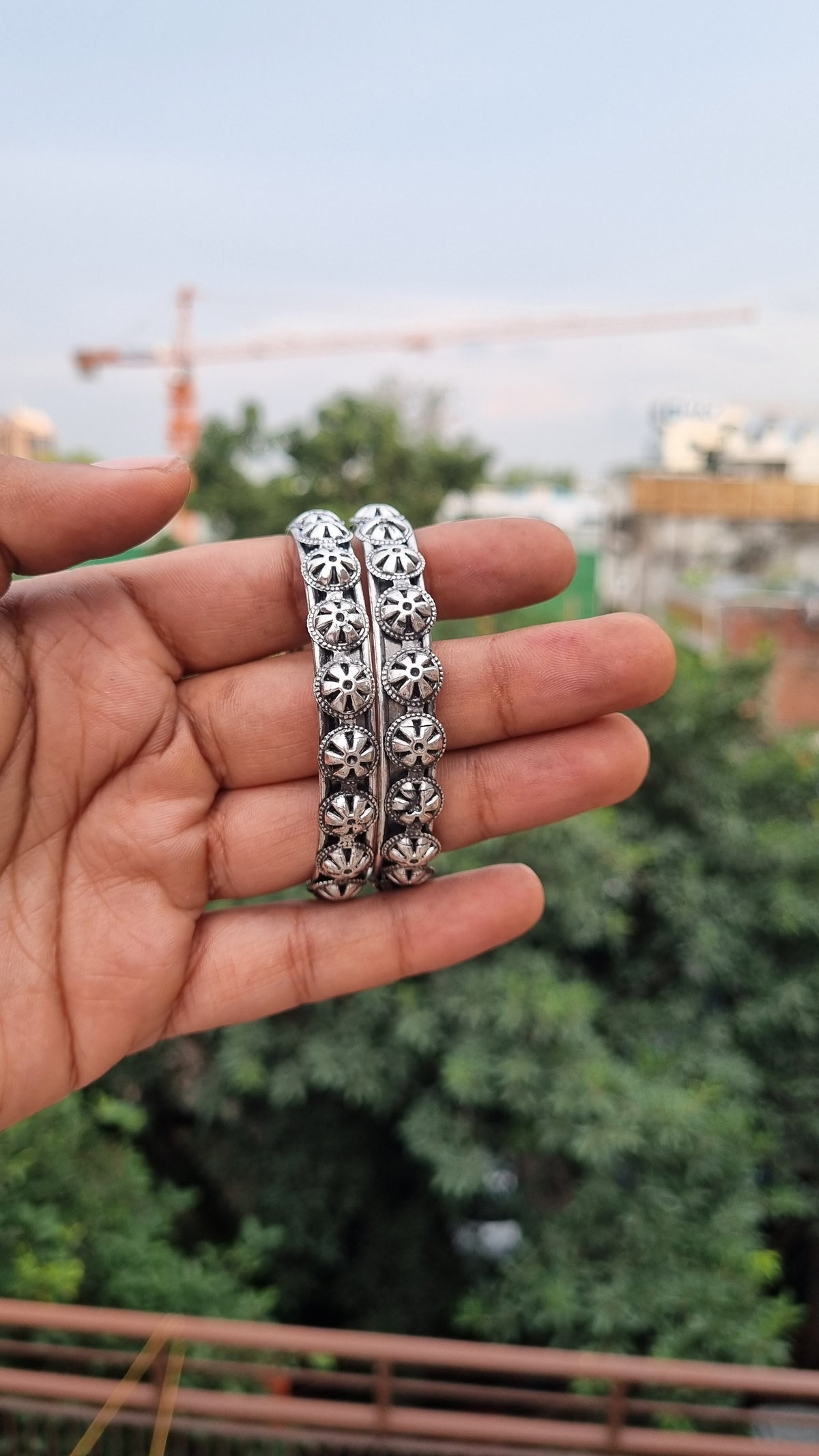 Oxidised Bangles- Pair Price
