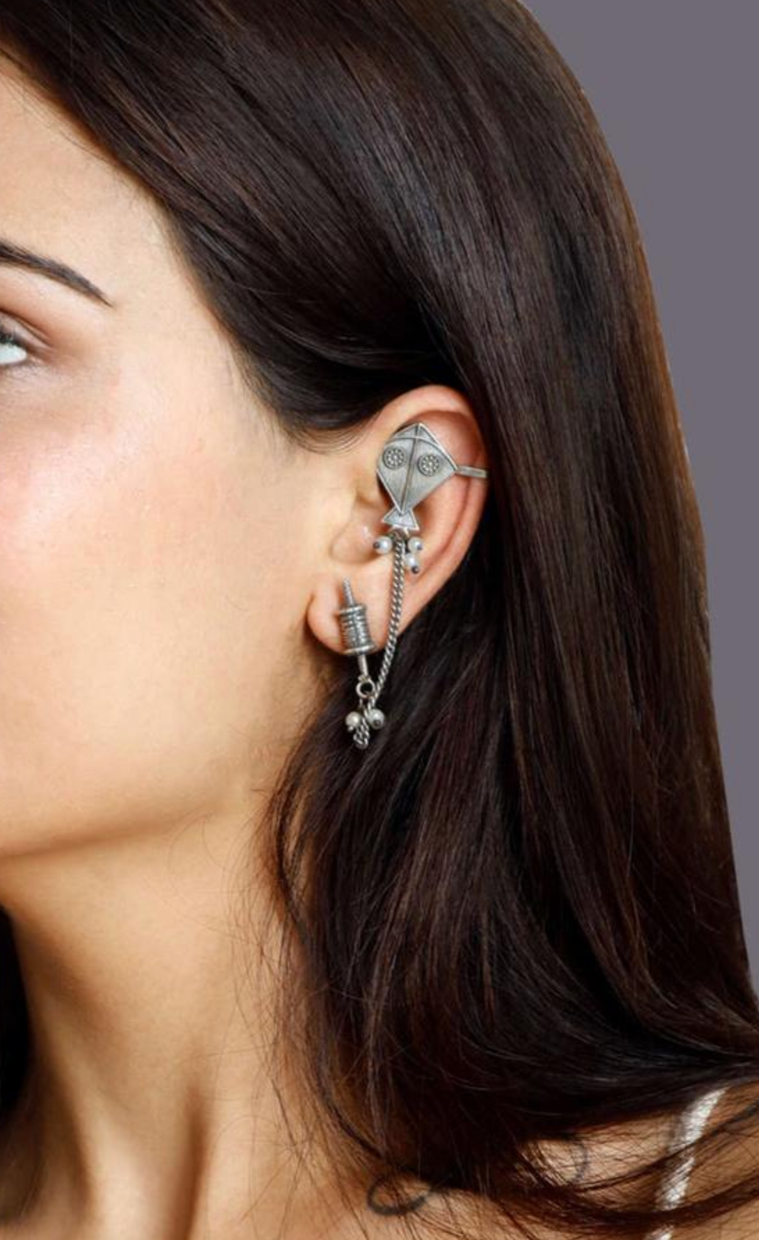 Earcuff in 3 designs