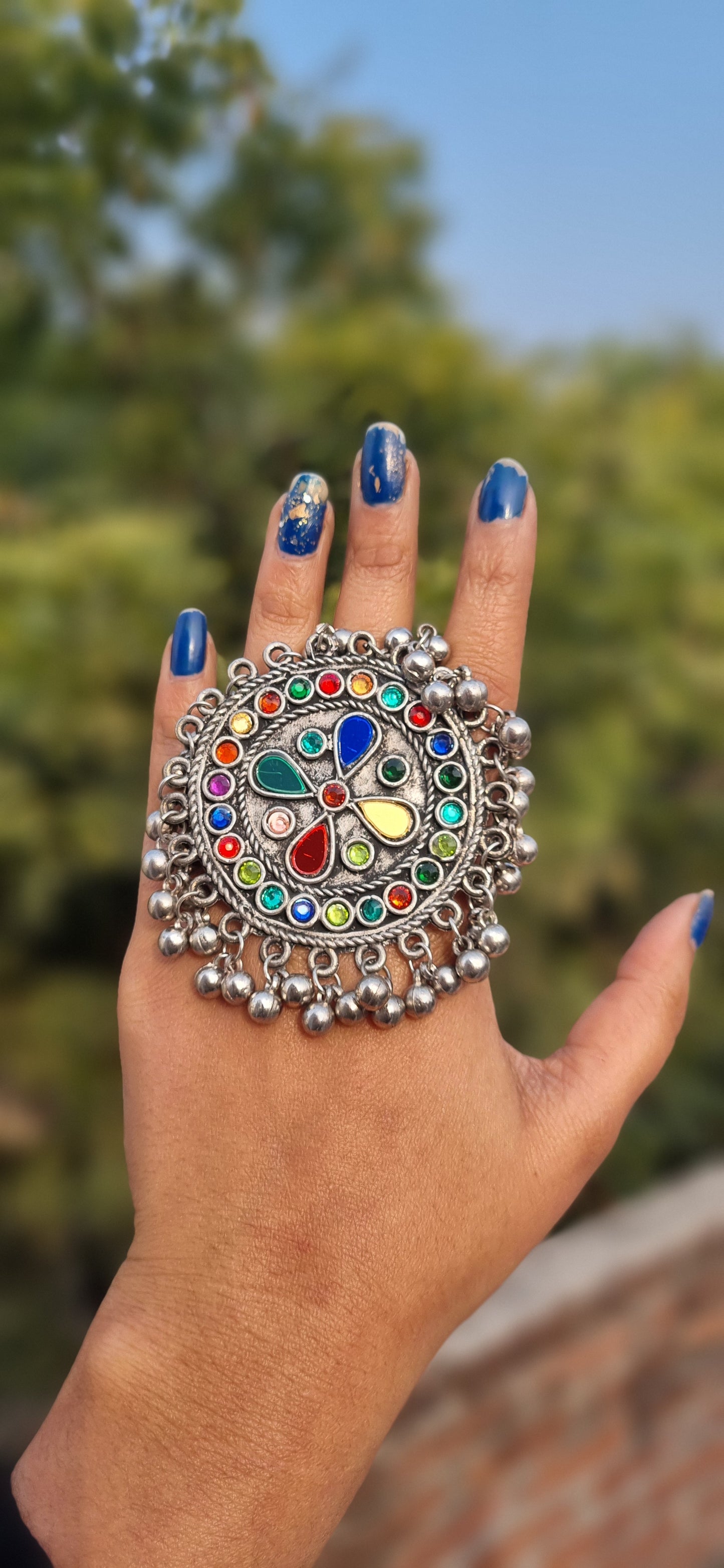 Afghani Glass Ring