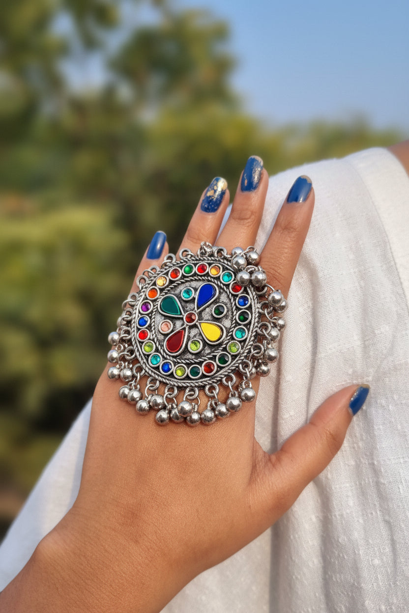 Afghani Glass Ring