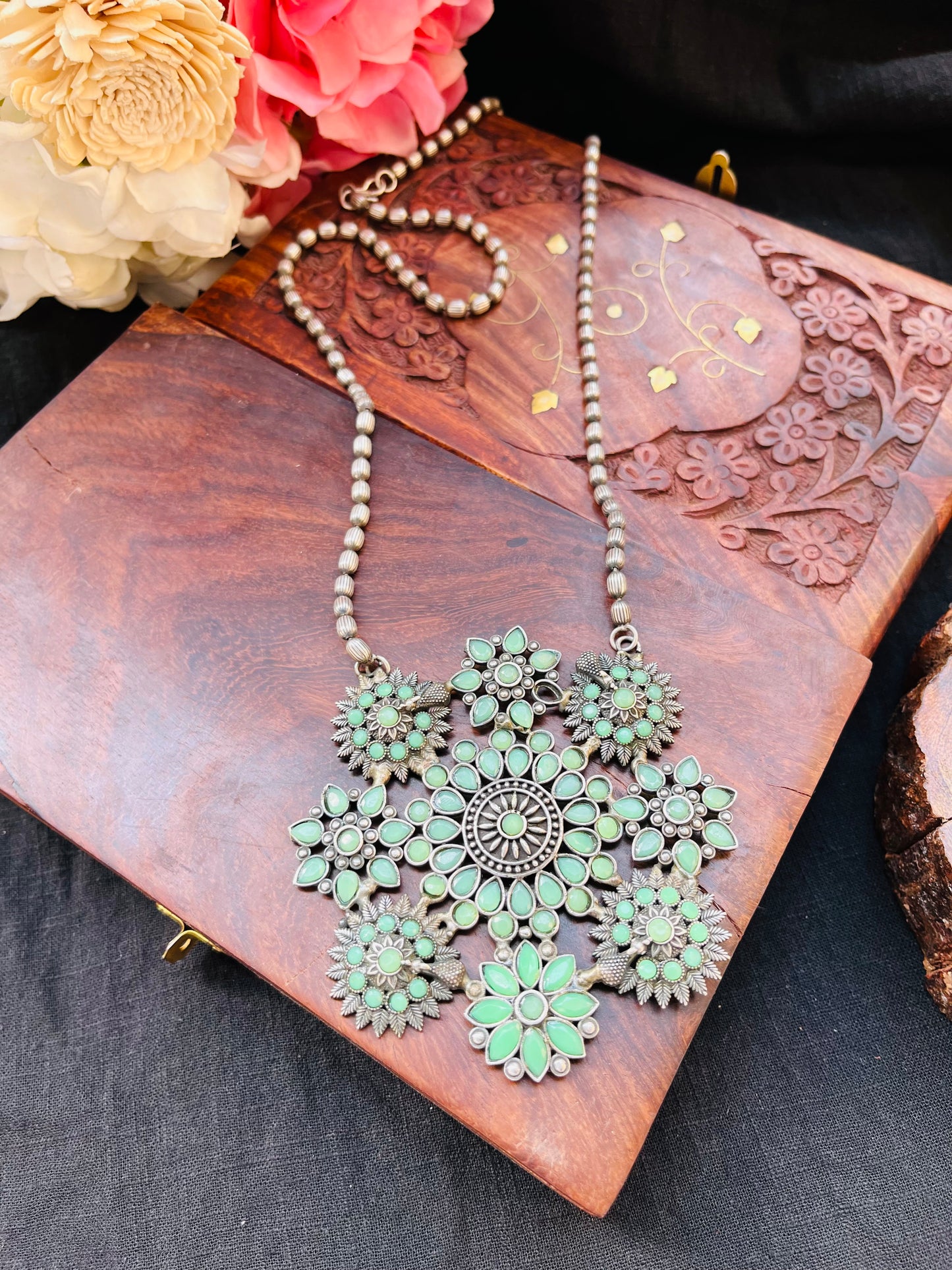 Fusion Brass Long necklace