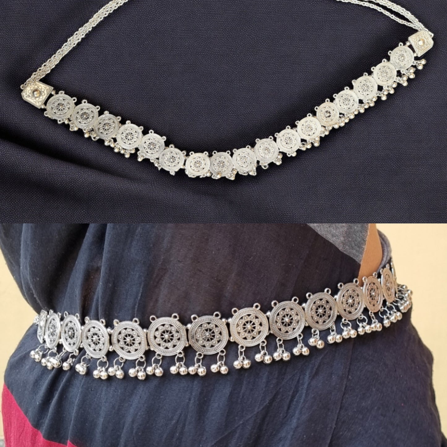 Oxidised Kamarband / waist belt