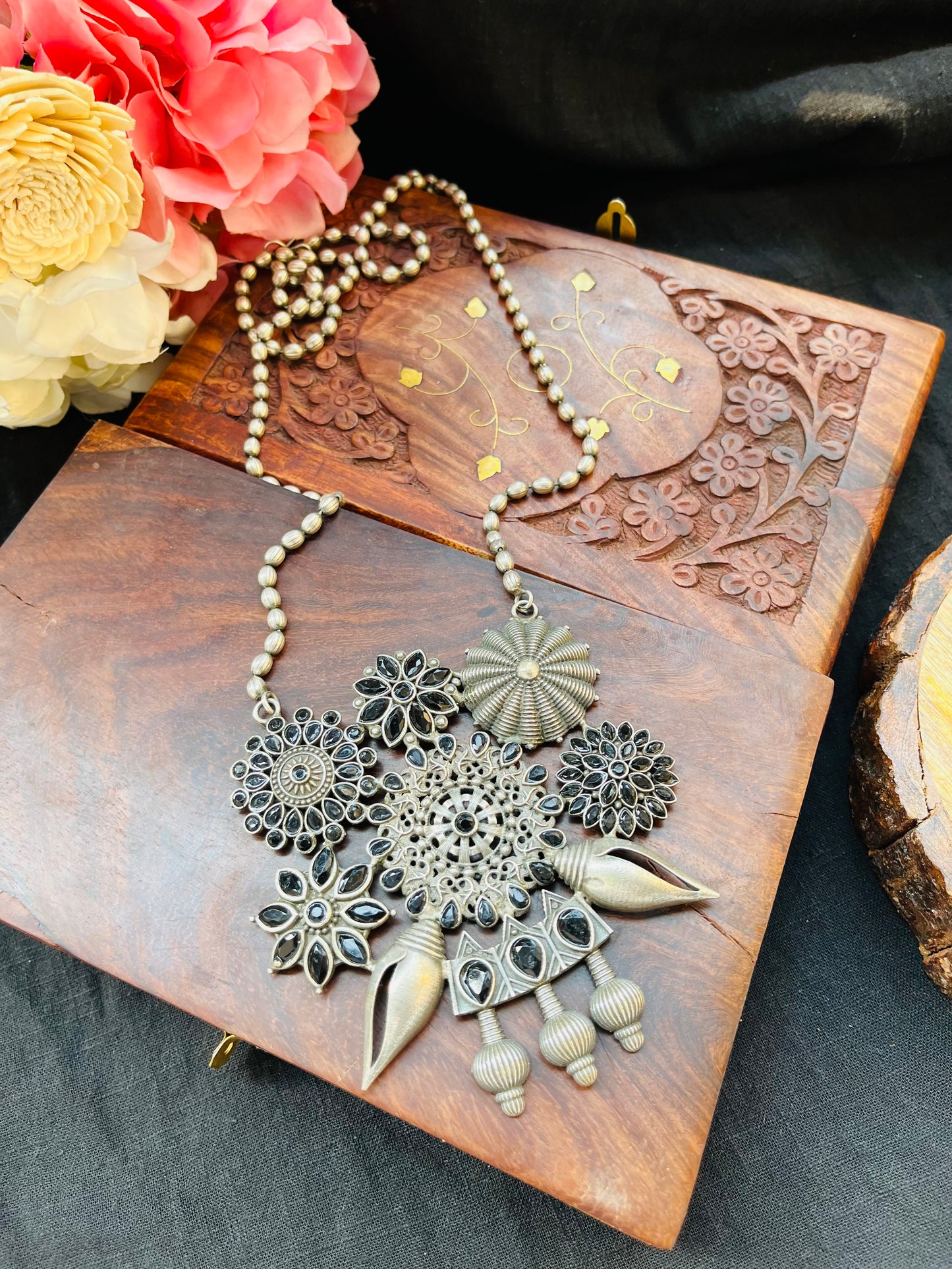 Fusion Brass Long necklace