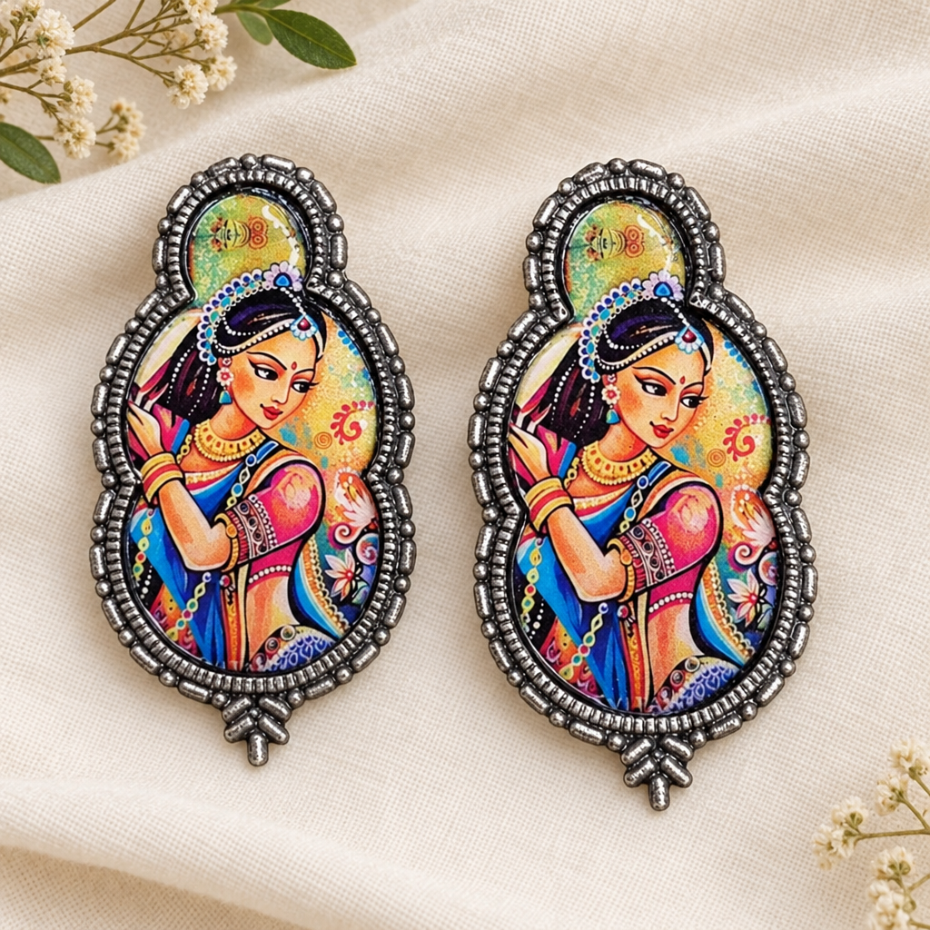 Madhuri Picture Earrings