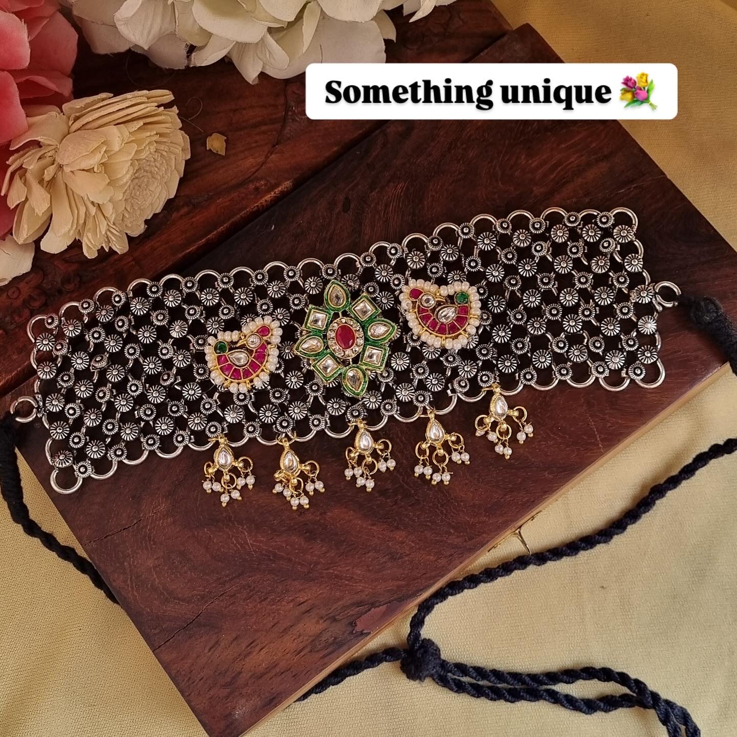 Pachi Kundan Fusion Choker