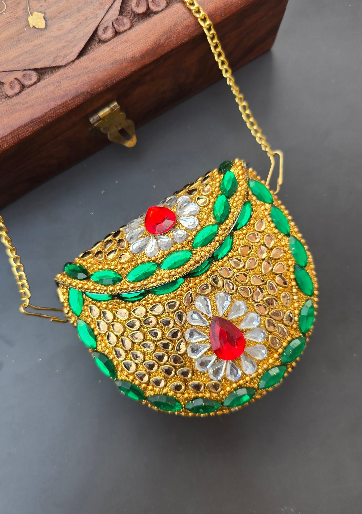 Mini Kundan Bag