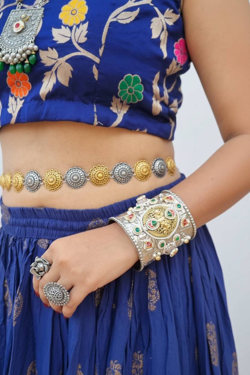 Dual tone Kamarband/ Waist belt