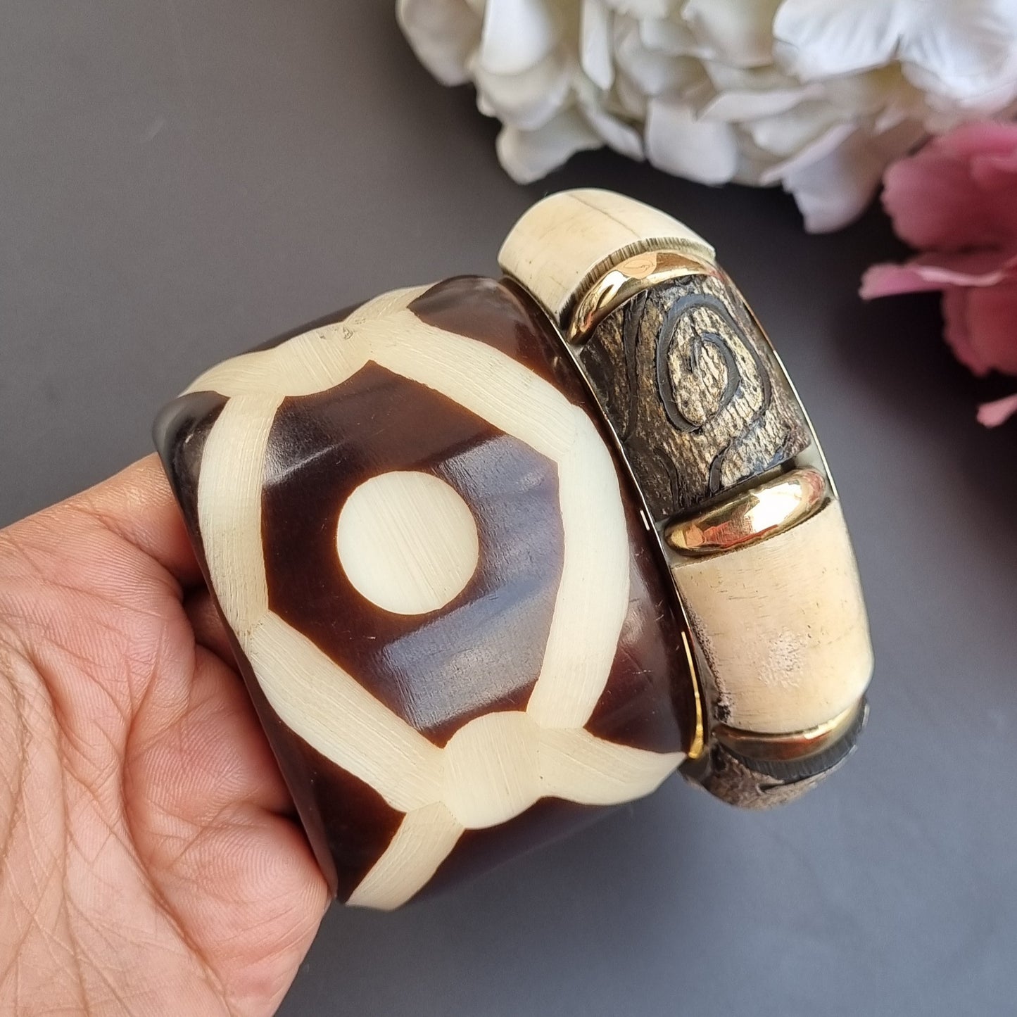 Set of 2- Resin Bangles stack