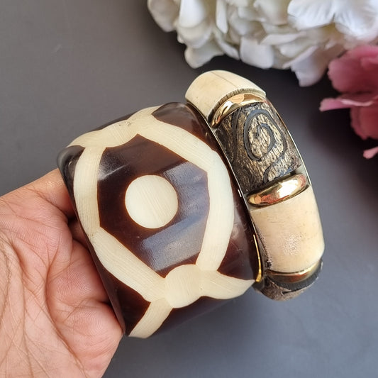 Set of 2- Resin Bangles stack