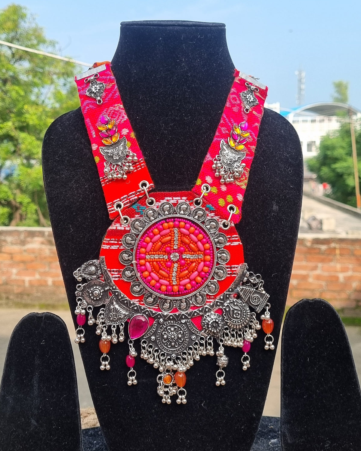 Sona Fabric Necklace
