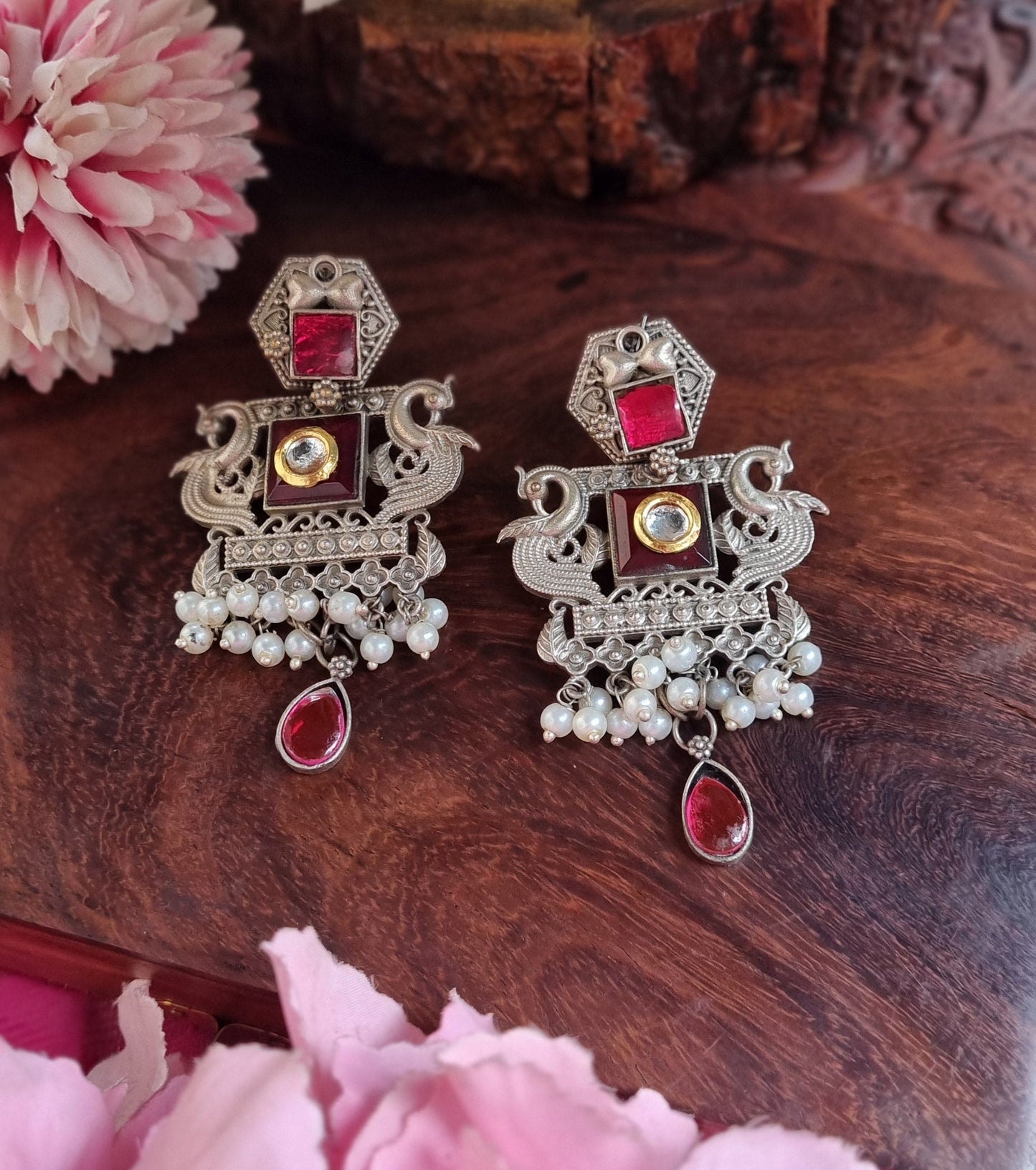 Brass Fusion Earrings