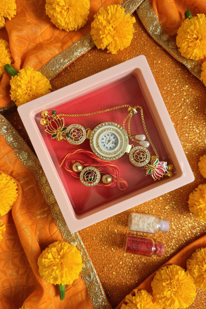 Bhaiya Bhabhi Rakhi Watch Combo