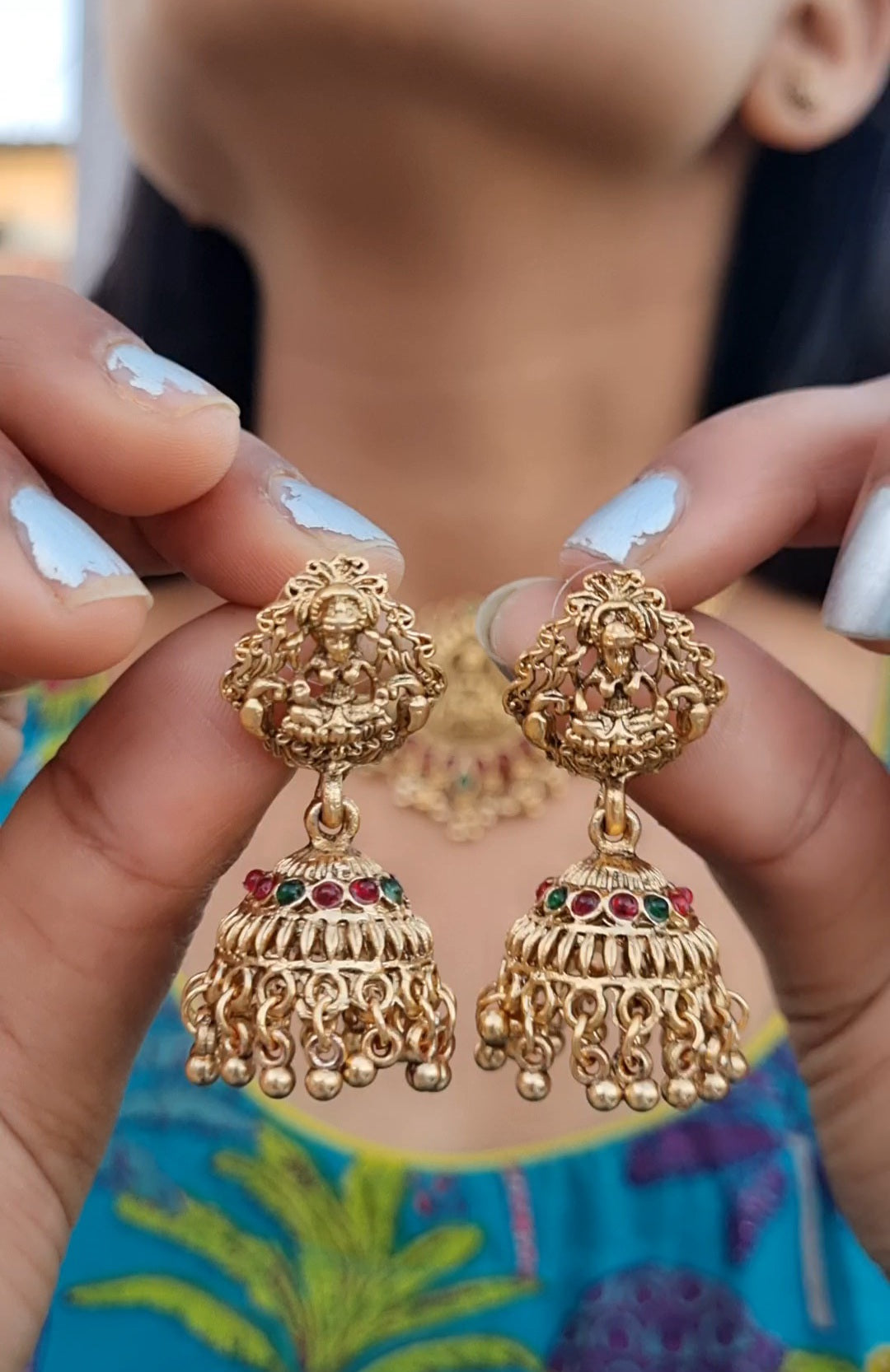 Gold Plated Choker set- Temple Jewellery