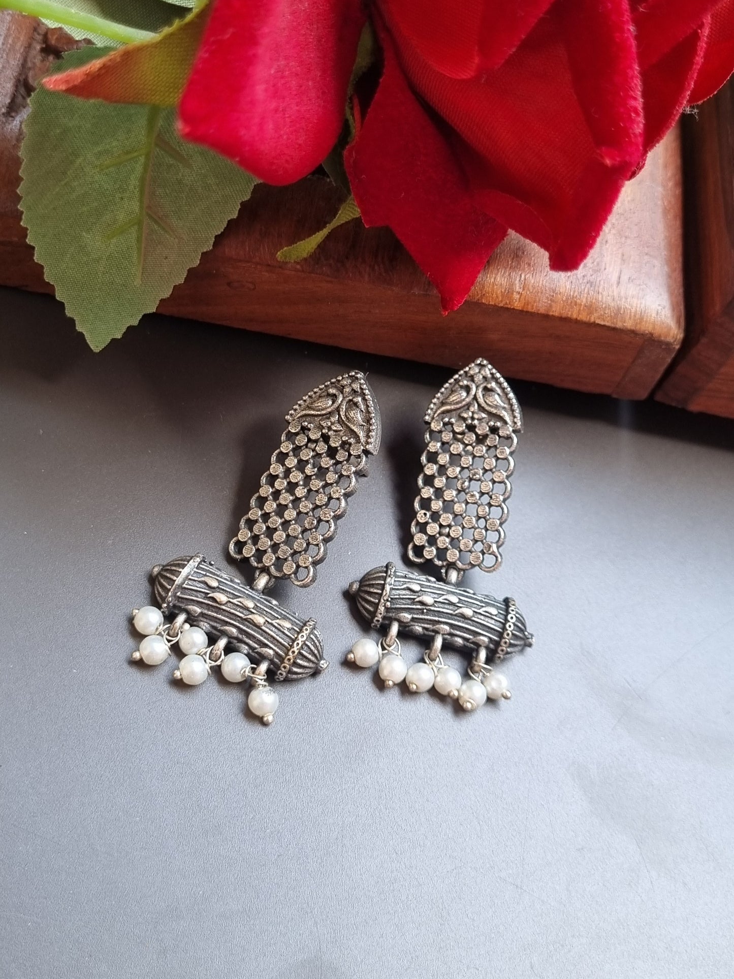 Tabeez Brass Earrings
