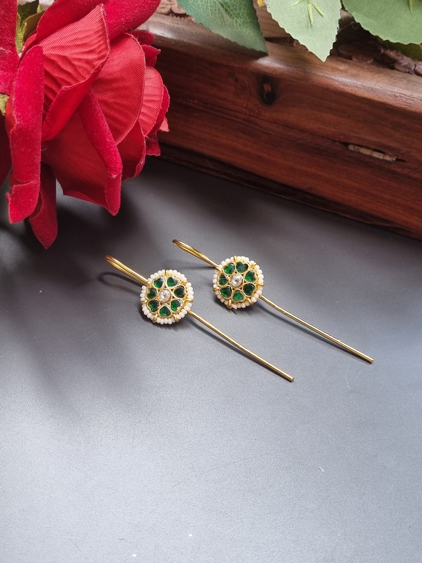 Pachi Golden Needle Bugadi Earcuffs
