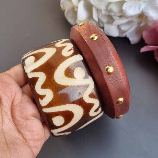 Set of 2- Resin Bangles stack