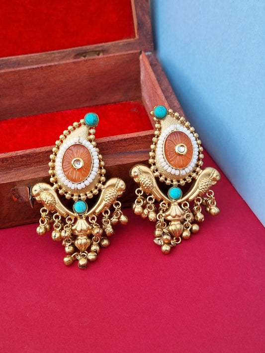 Trending Golden Statement Earrings