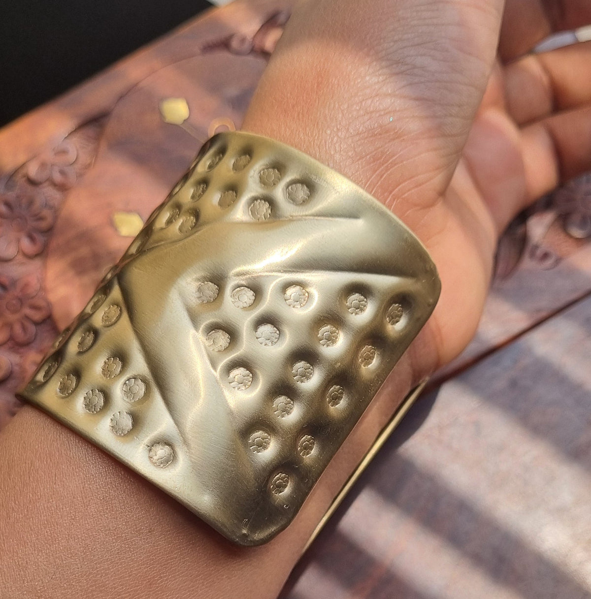 Adjustable Brass Handcuff