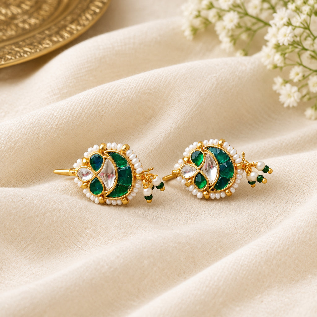 Pachi Kundan Bugadi Earcuffs