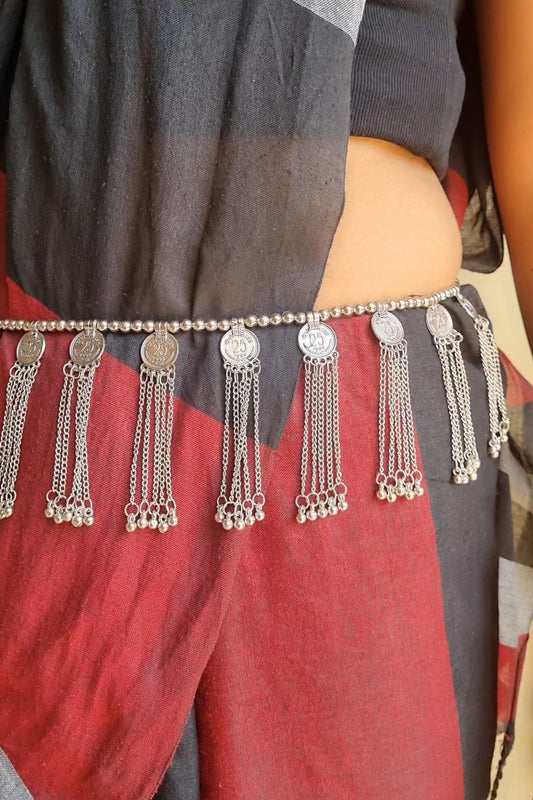 Coin Oxidised Kamarband / waist belt