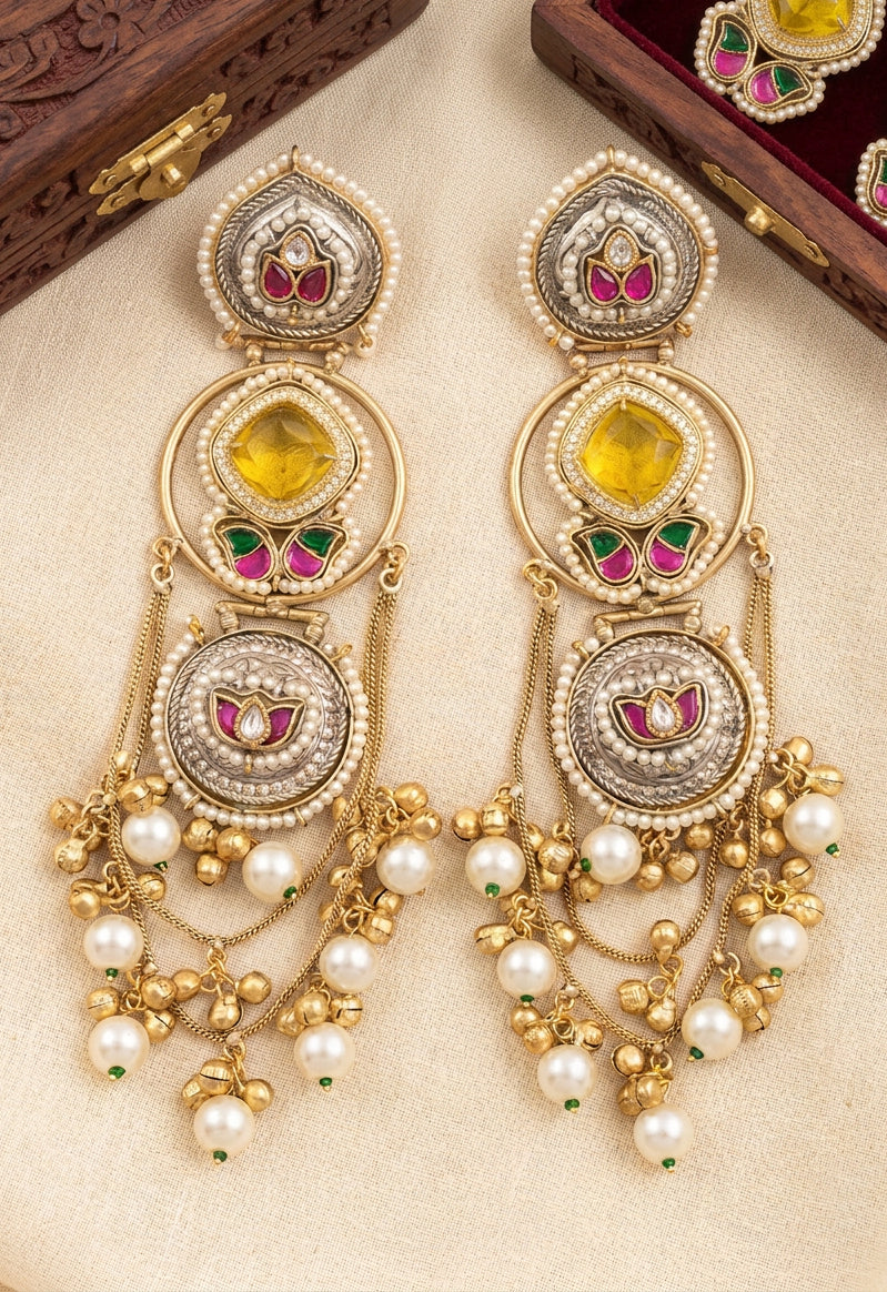 Golden Statement Earrings
