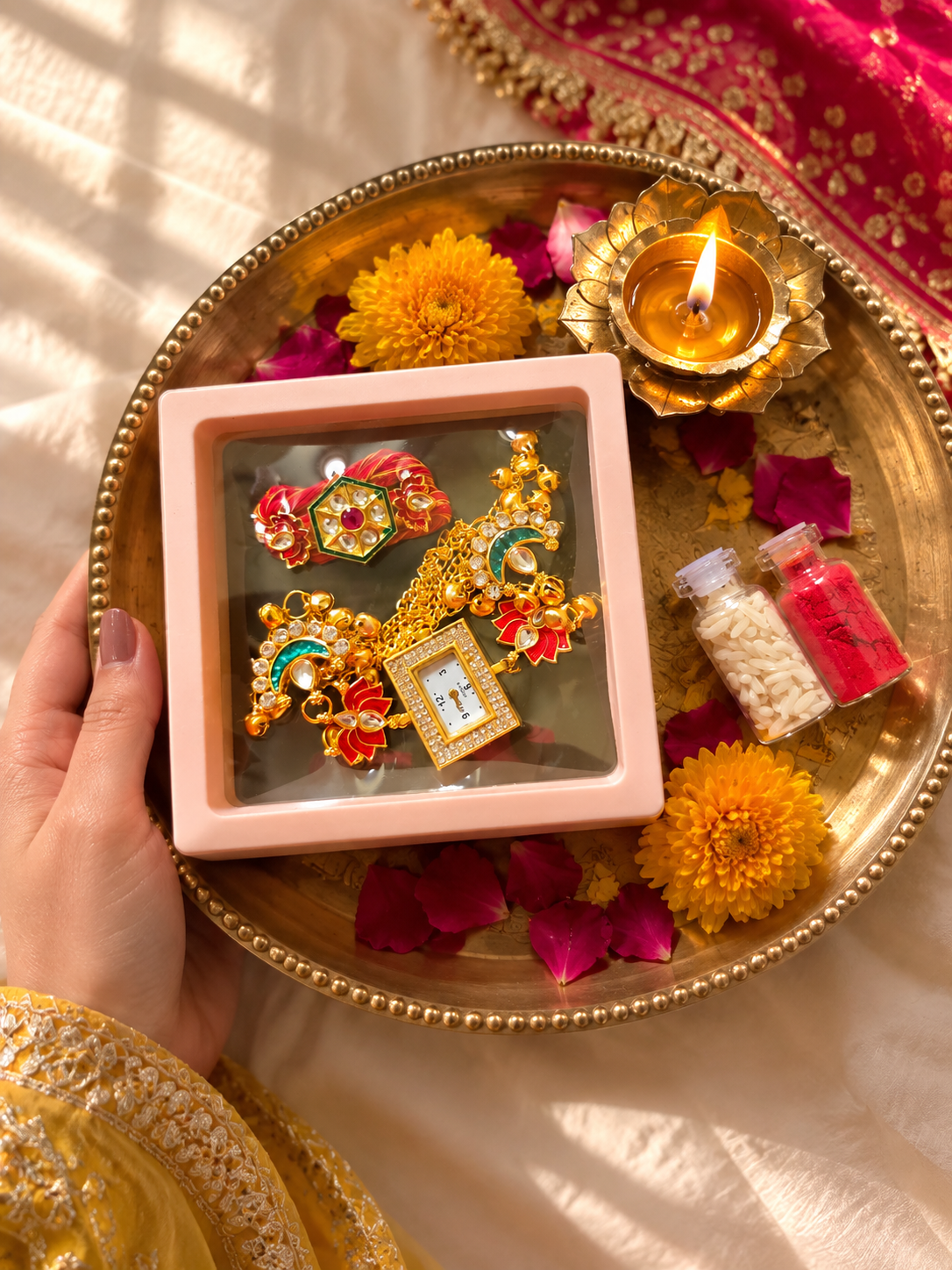 Bhaiya Bhabhi Rakhi Watch Combo