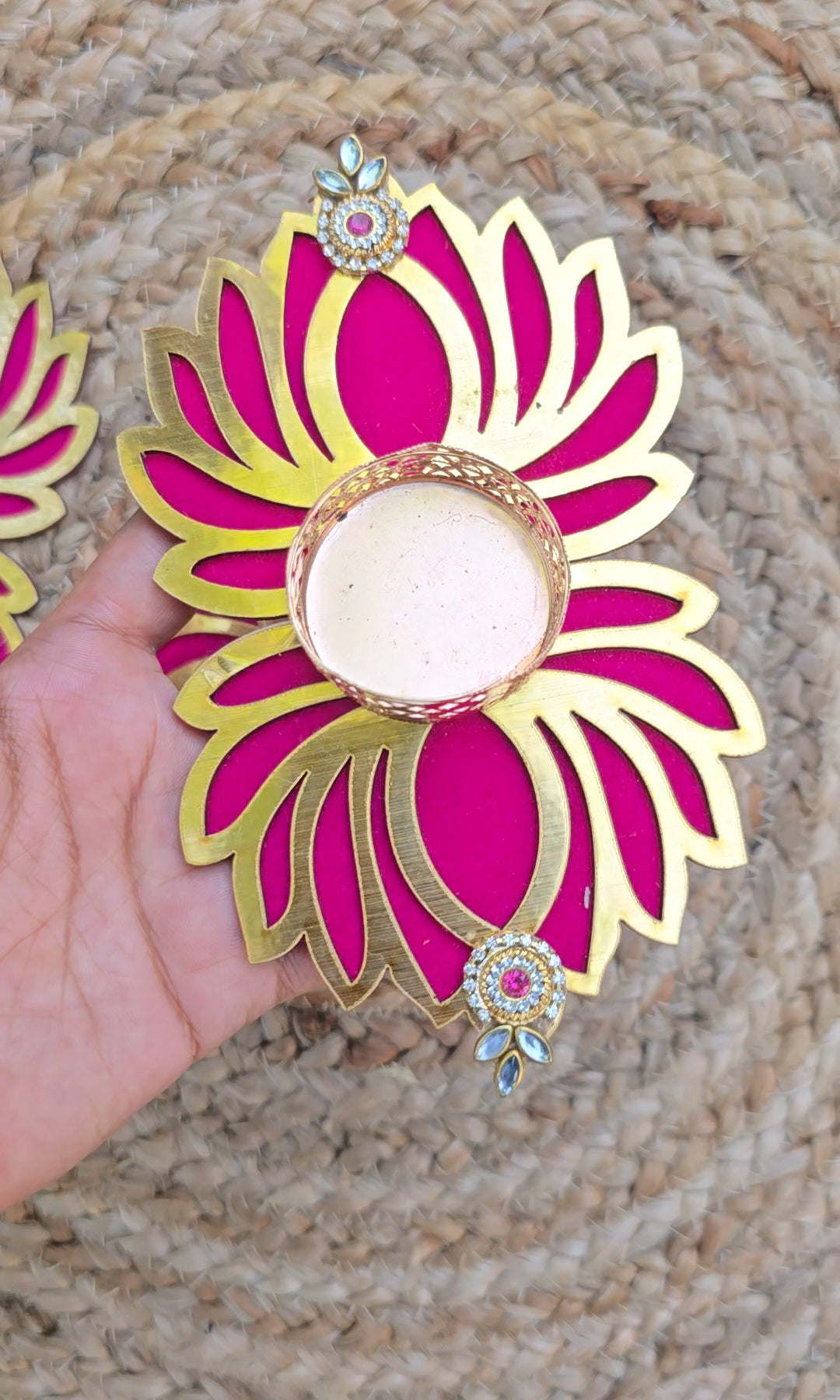 Lotus Tealight Holders- Diwali