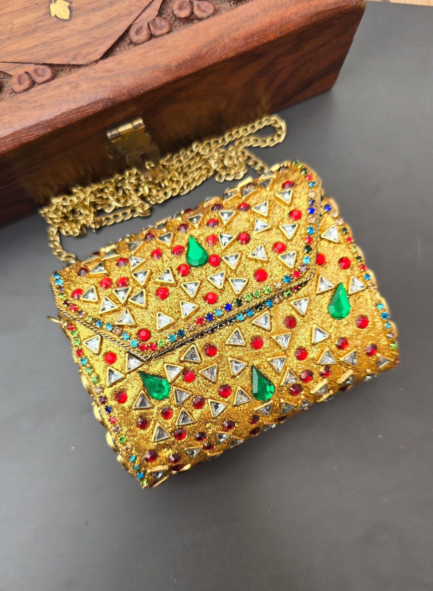 Mini Kundan Bag
