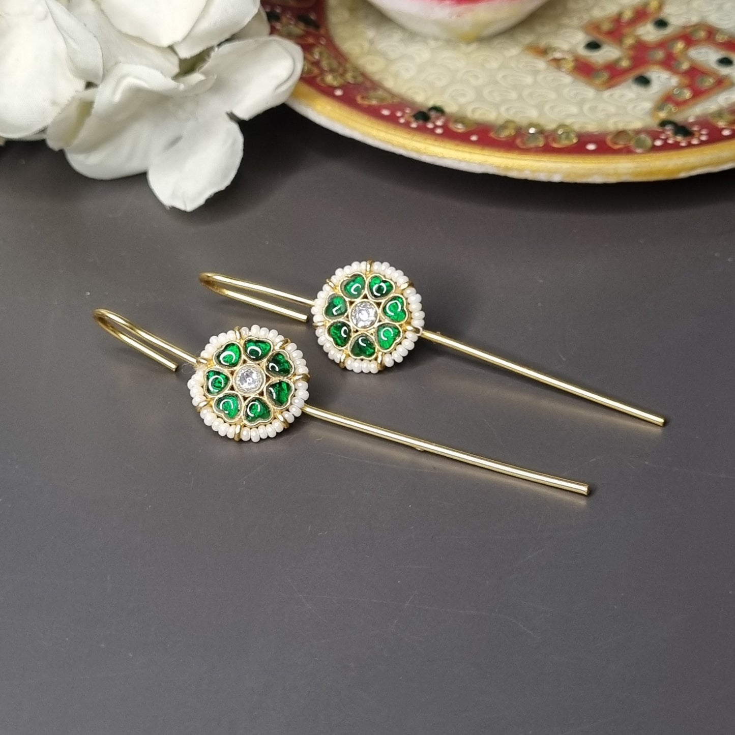 Pachi Golden Needle Bugadi Earcuffs