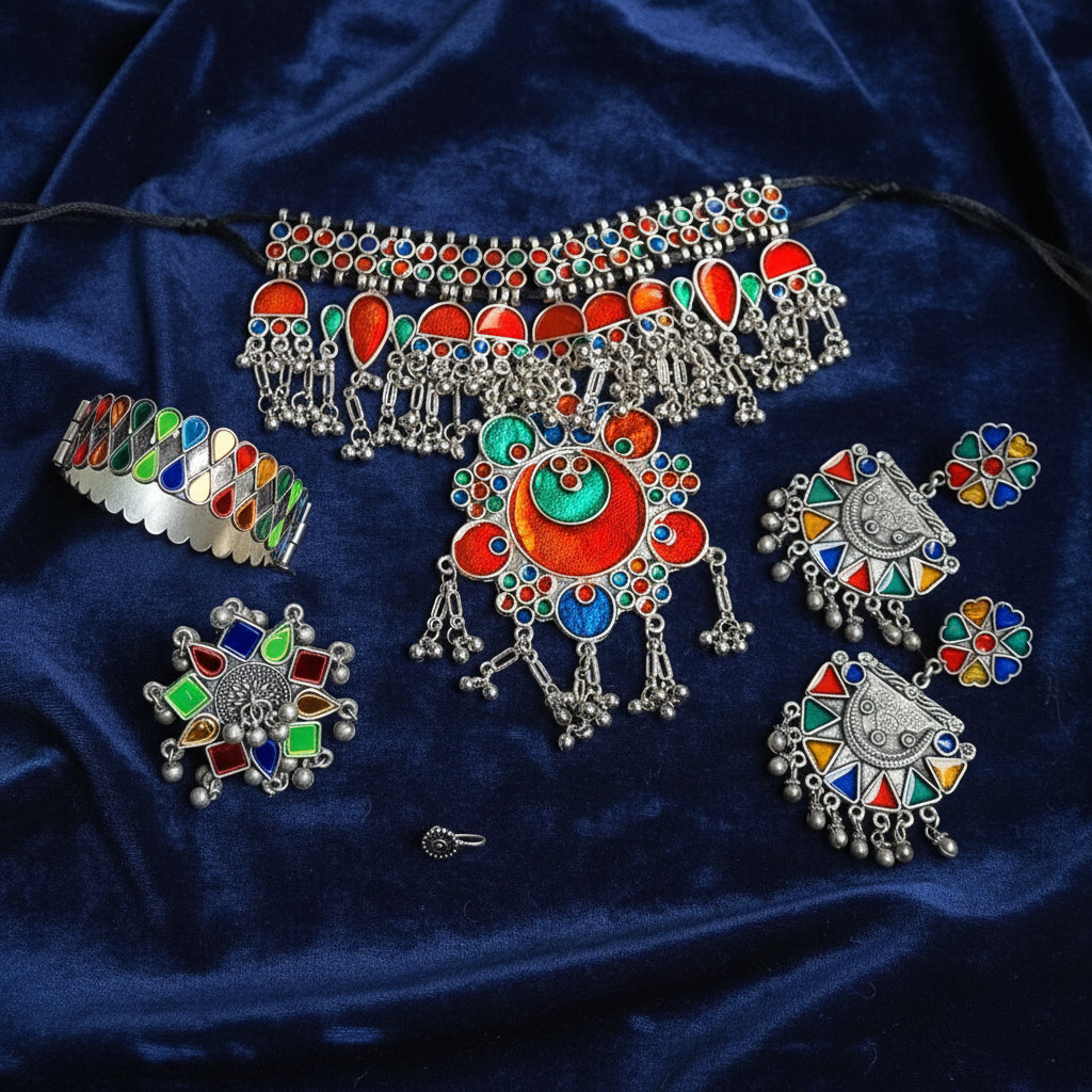 Navratri Jewellery Combo Set