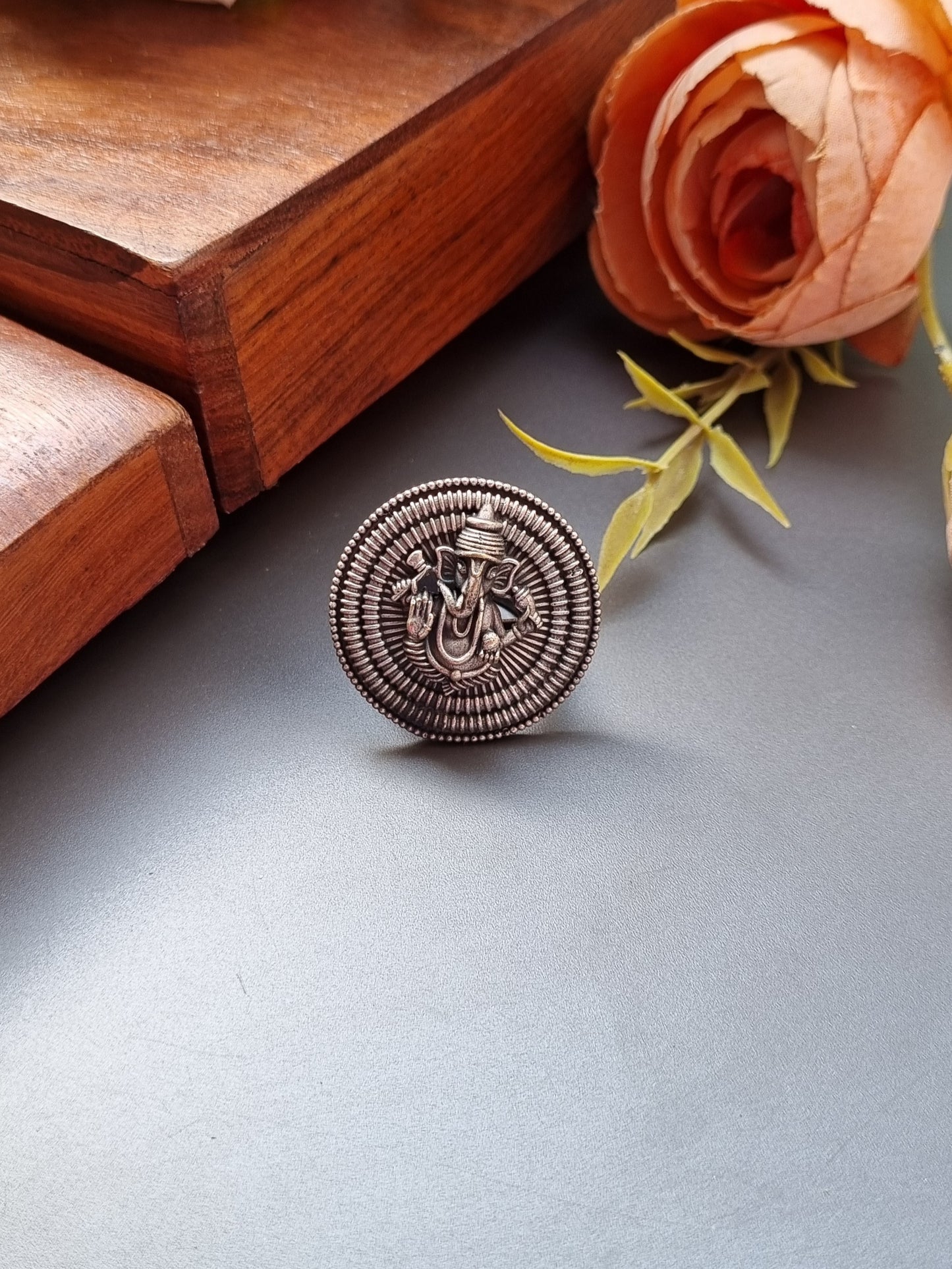 Ganesh Brass Ring