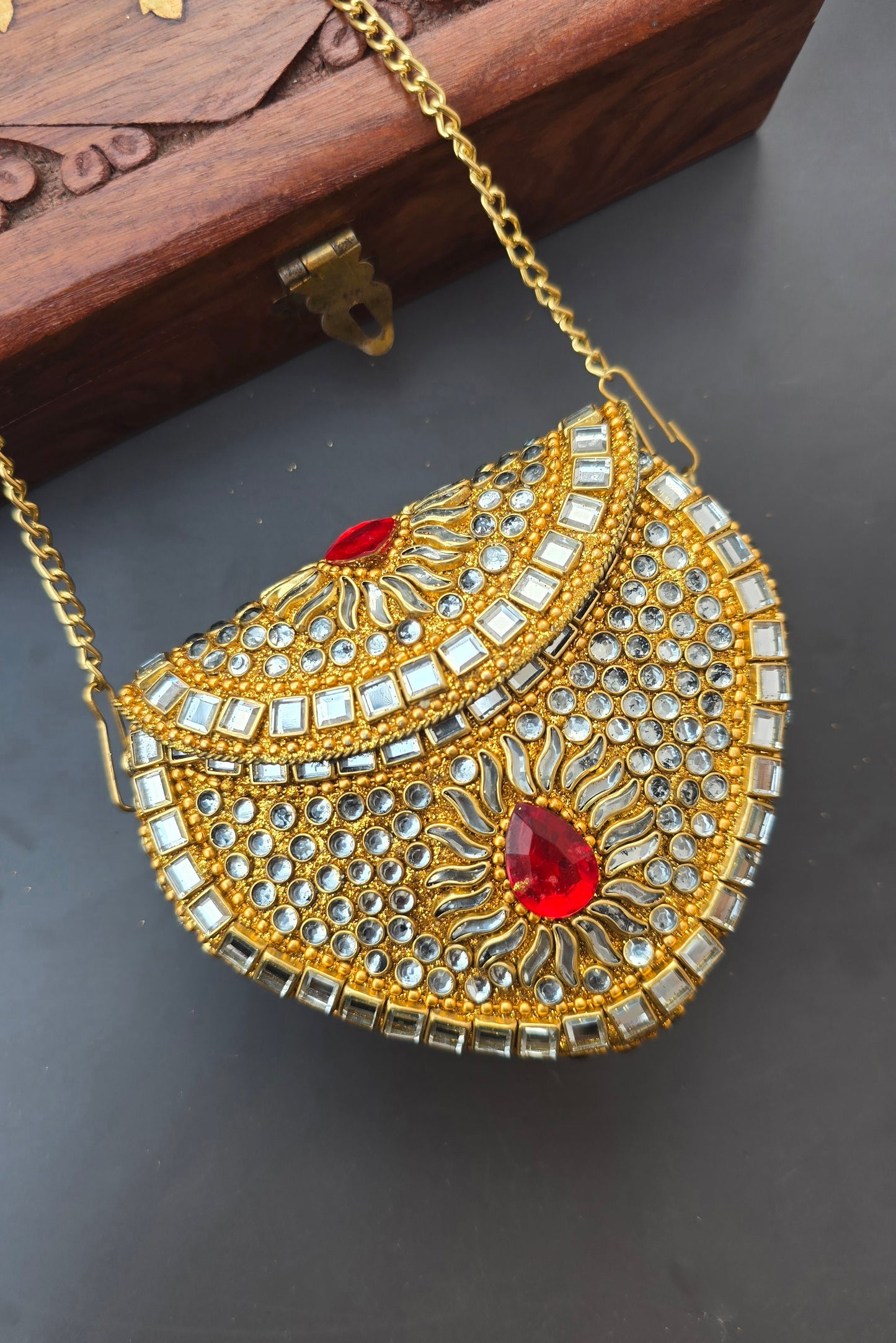 Mini Kundan Bag