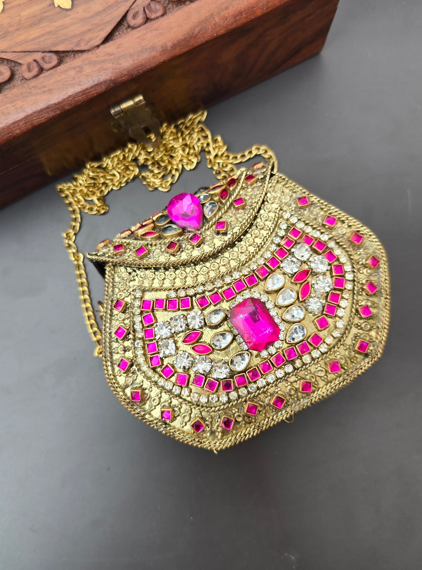 Mini Kundan Bag