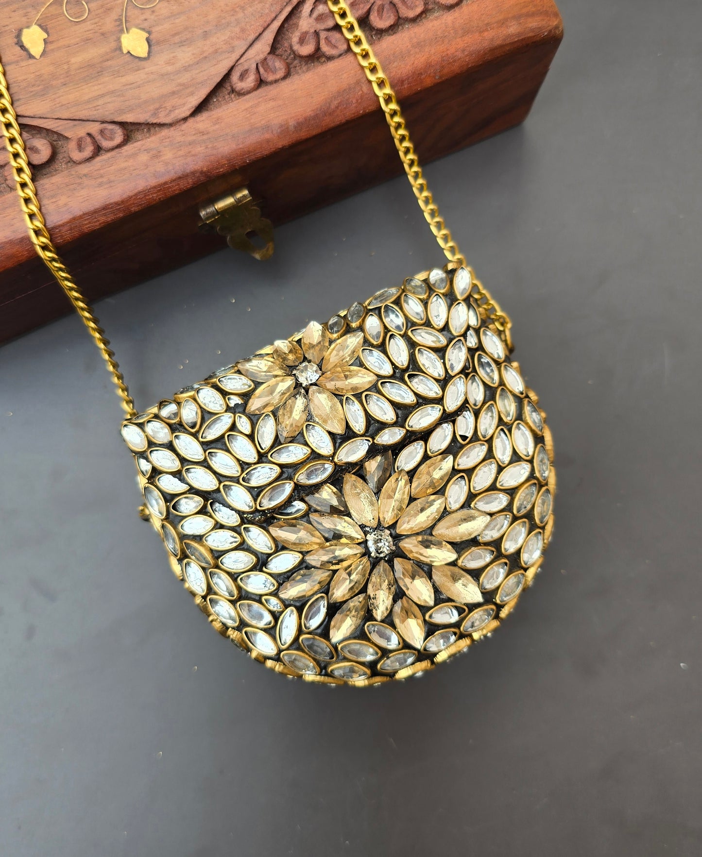 Mini Kundan Bag