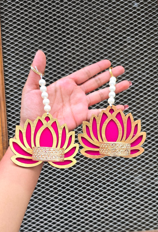 Lotus Hanging Tealight Holders- Diwali
