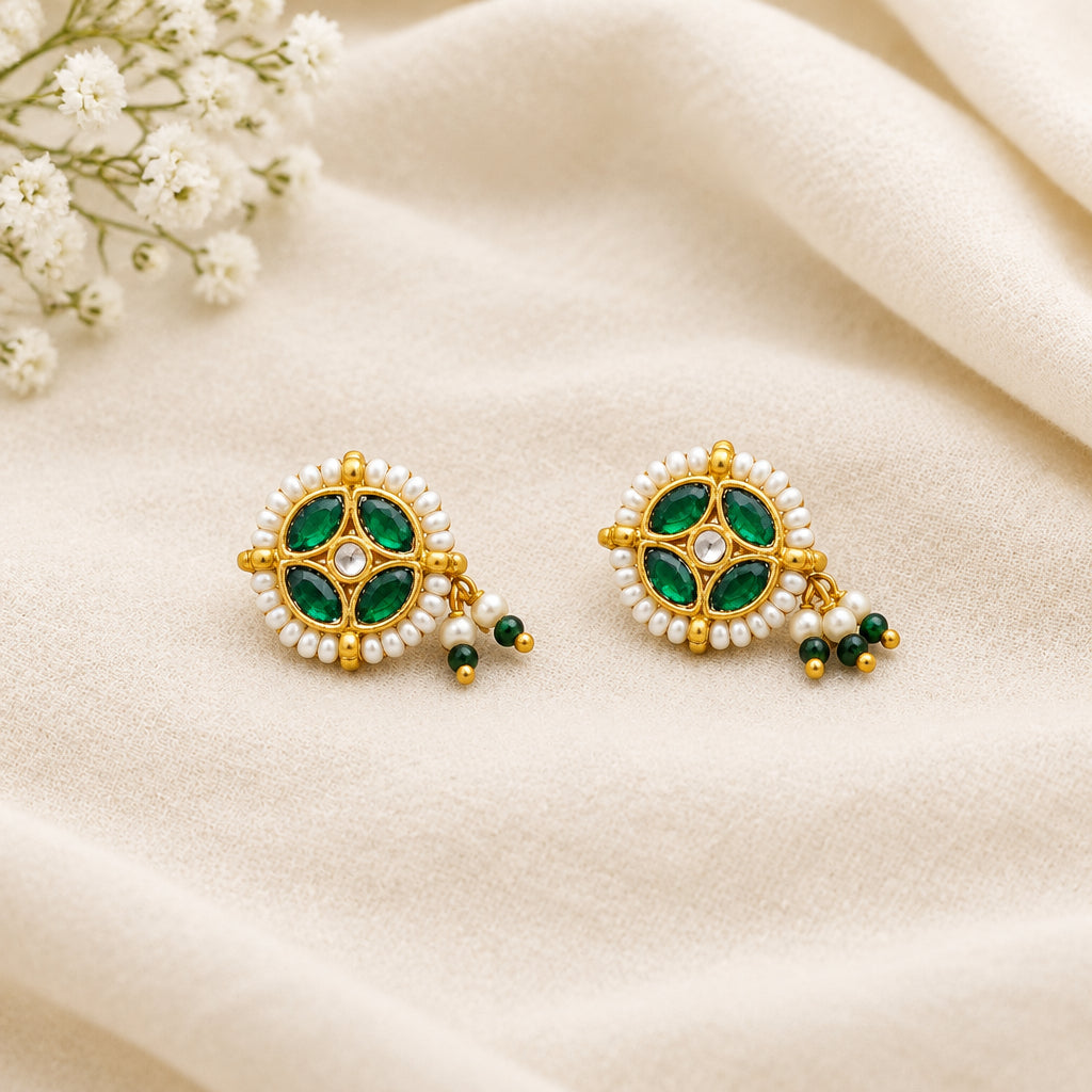 Pachi Kundan Bugadi Earcuffs