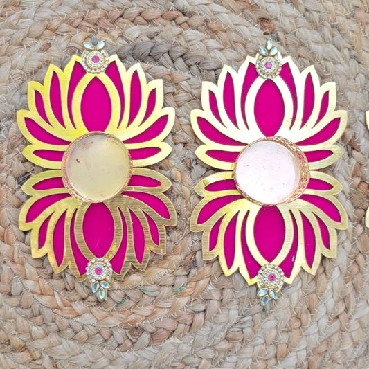 Lotus Tealight Holders- Diwali