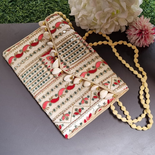 Embroidery mini boho Bag