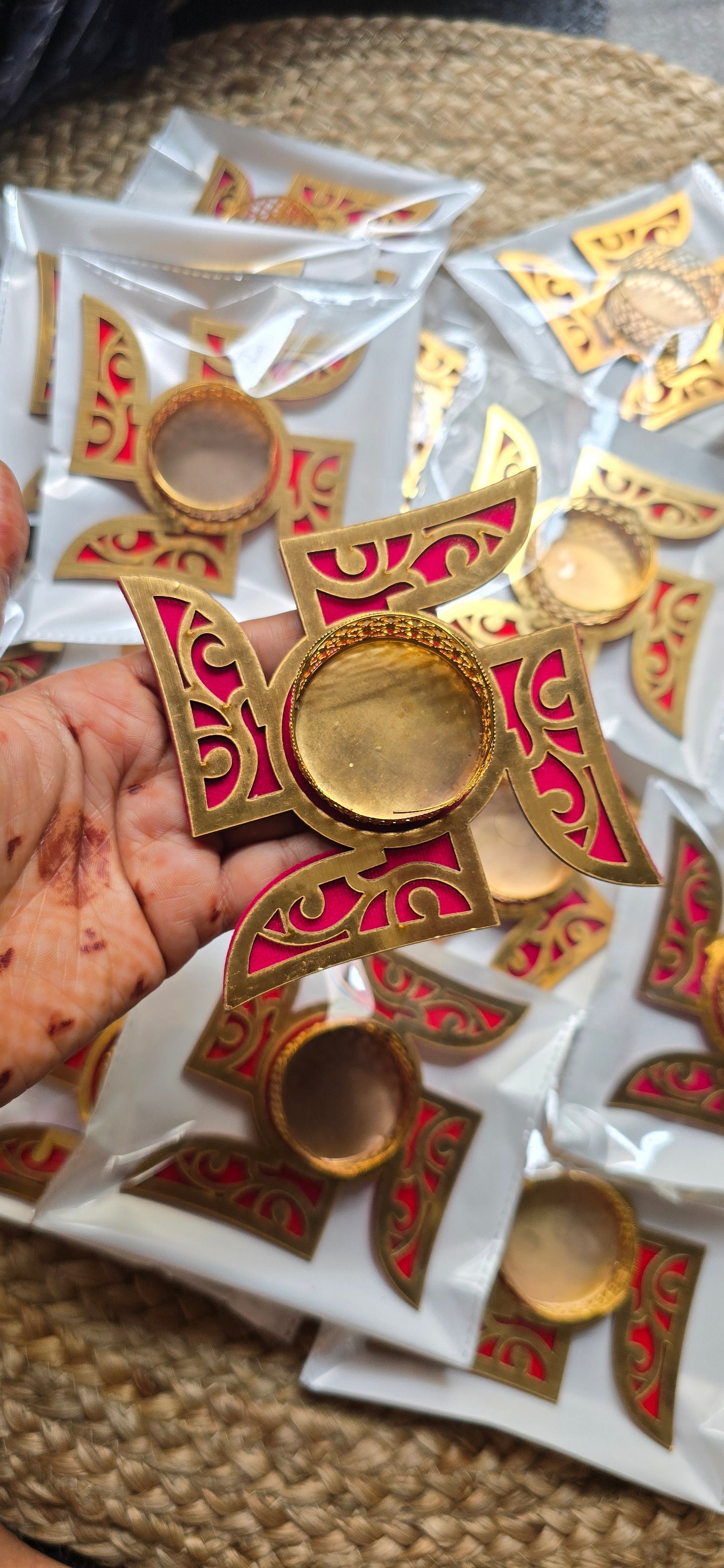 Swastik Tealight Holder- Diwali