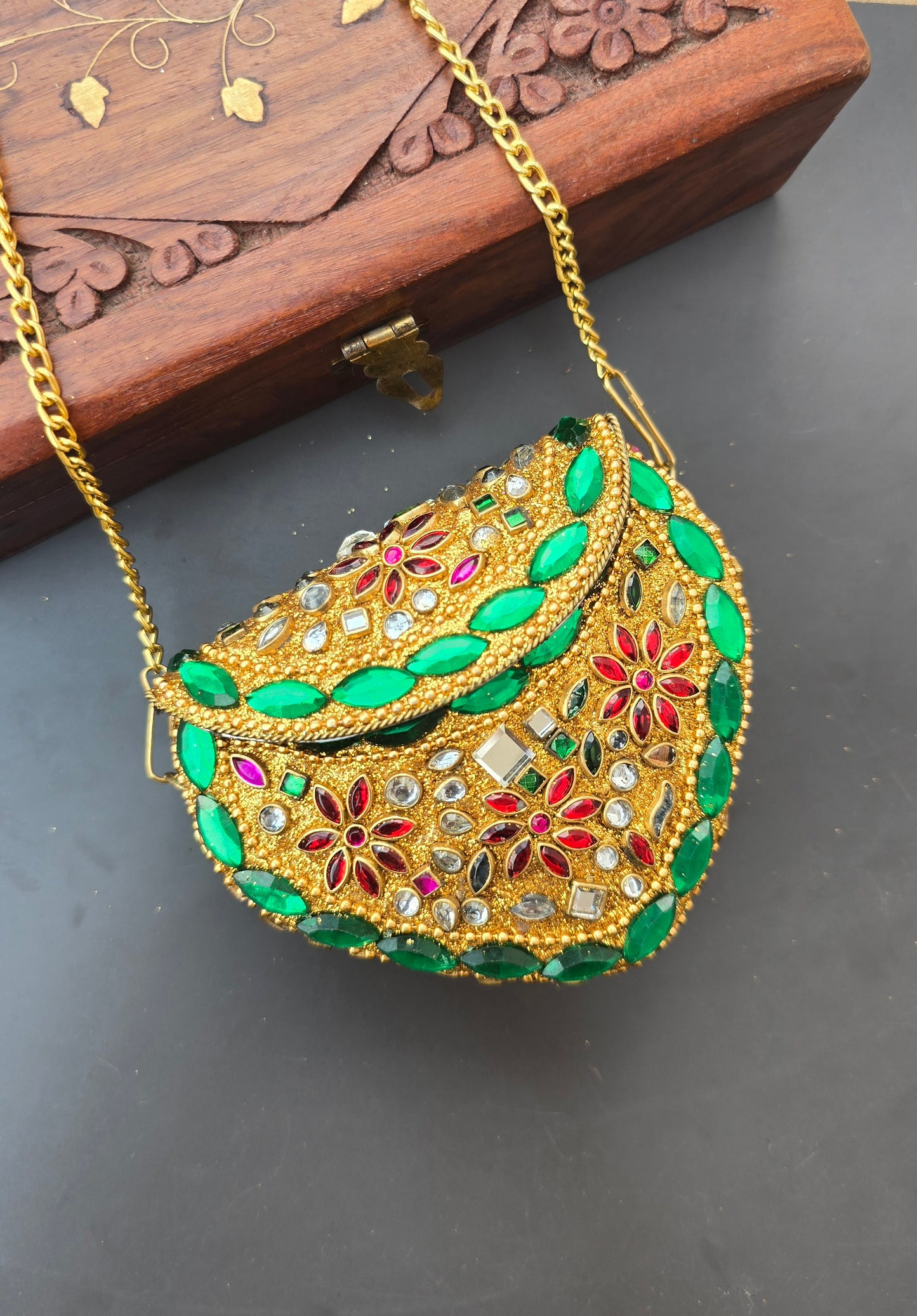 Mini Kundan Bag