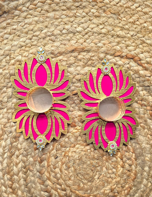 Lotus Tealight Holders- Diwali