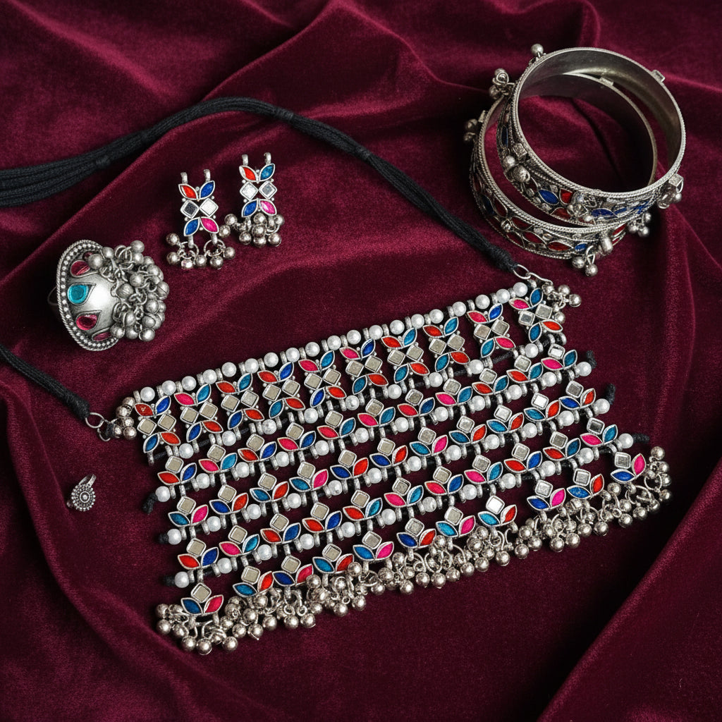 Navratri Jewellery Combo Set