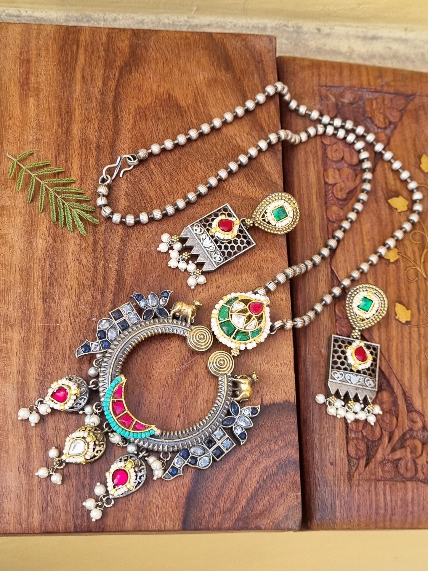 Fusion Brass Pendant set