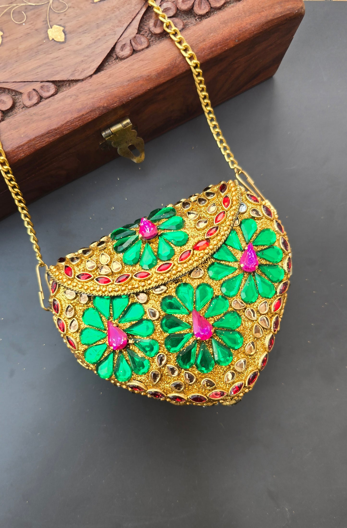 Mini Kundan Bag