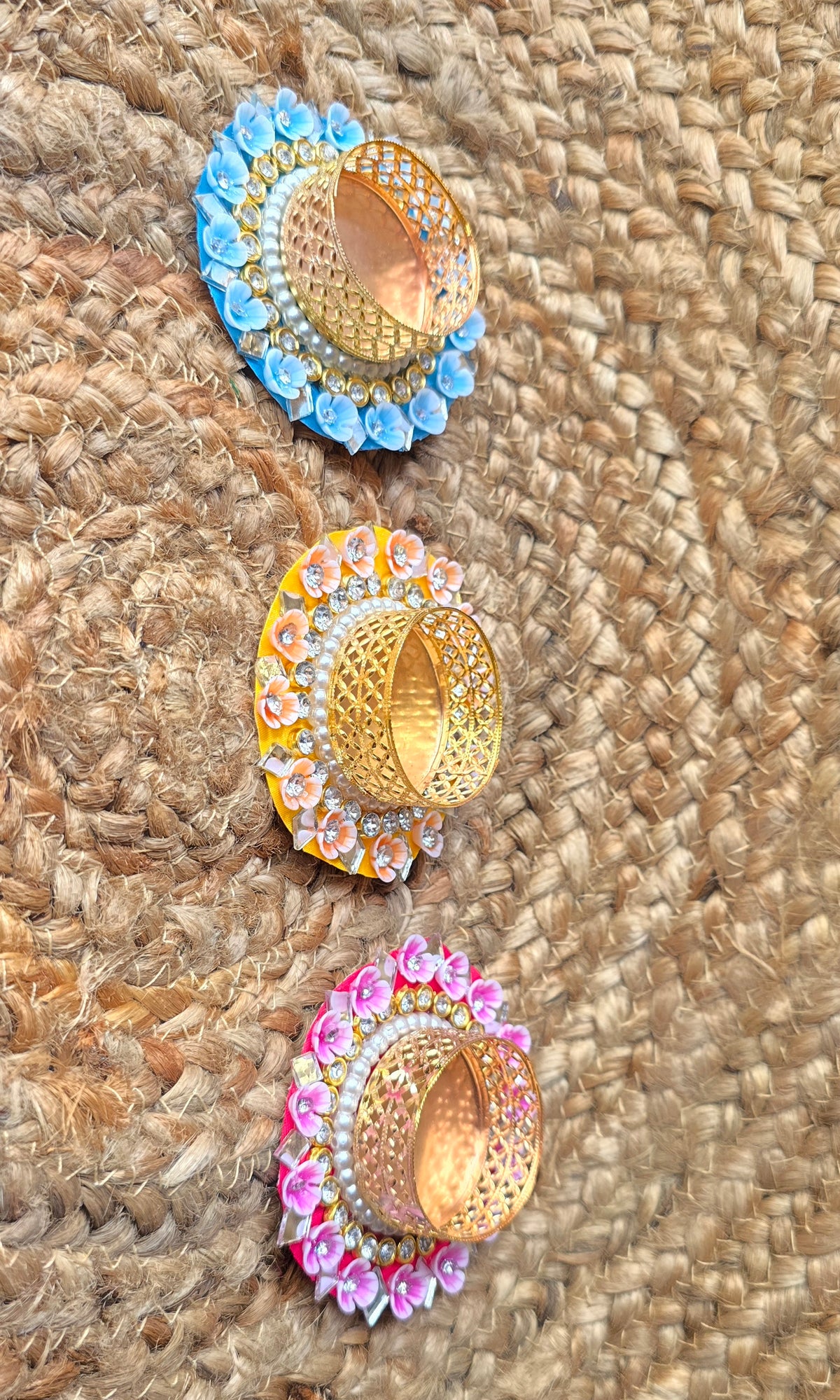 Mirror Tlight Holder Holder- Diwali