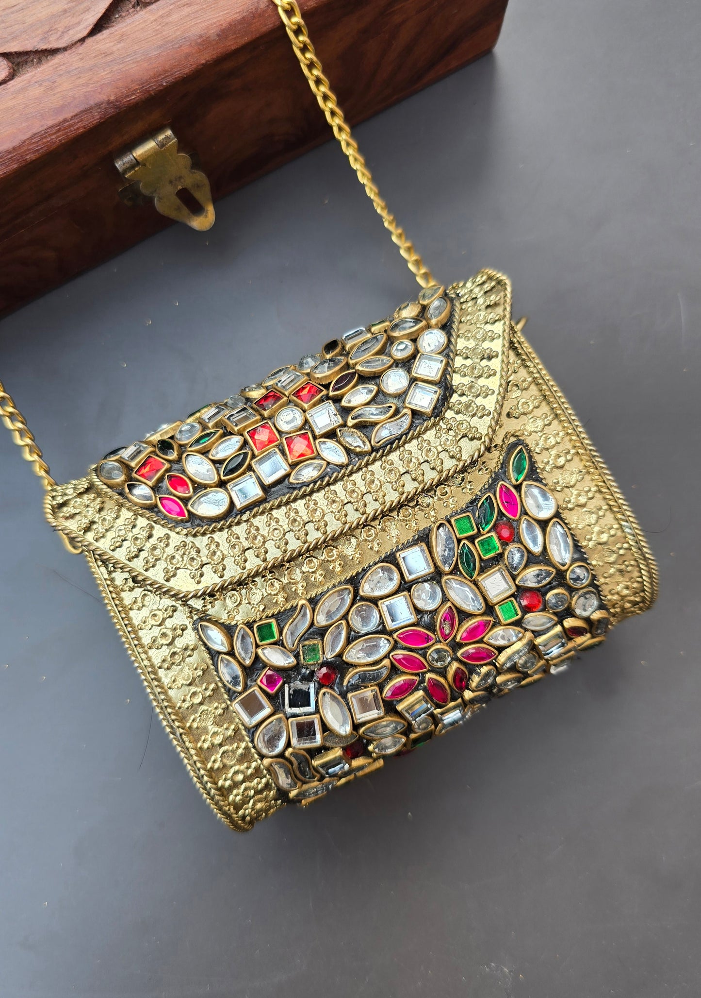 Mini Kundan Bag