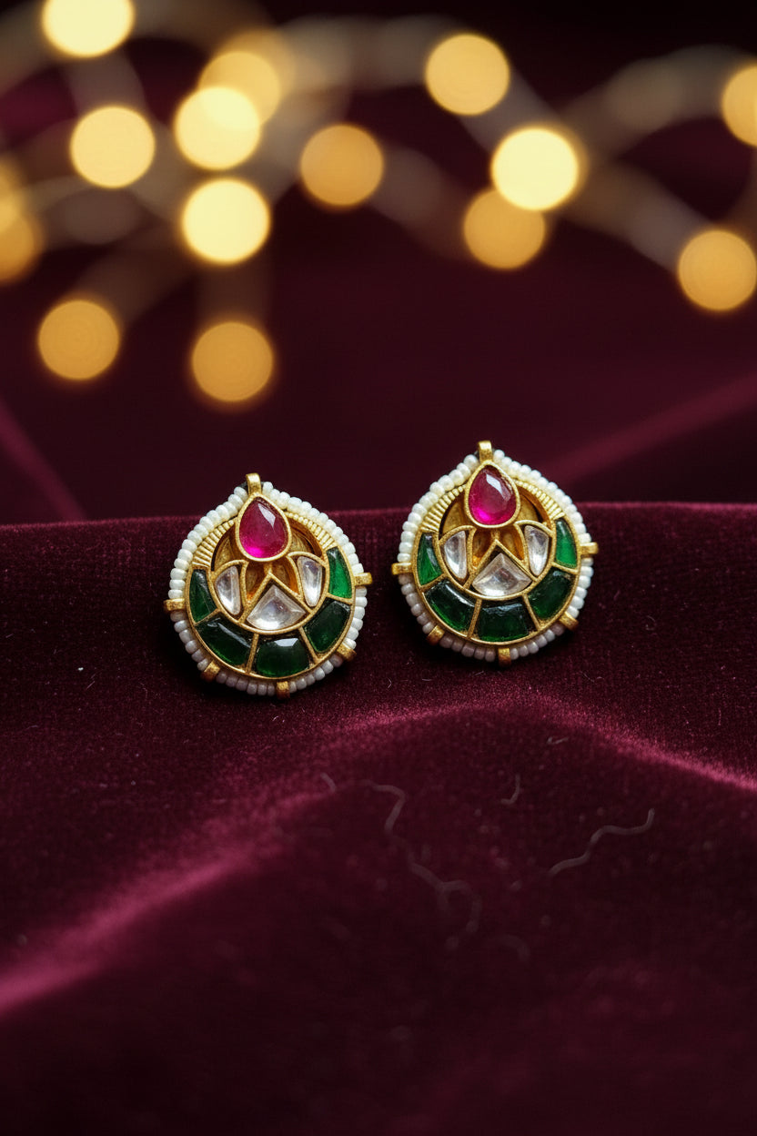 Pachi Kundan Earrings