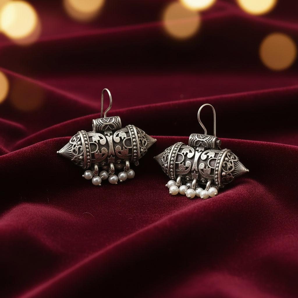 Tabeez Brass Earrings