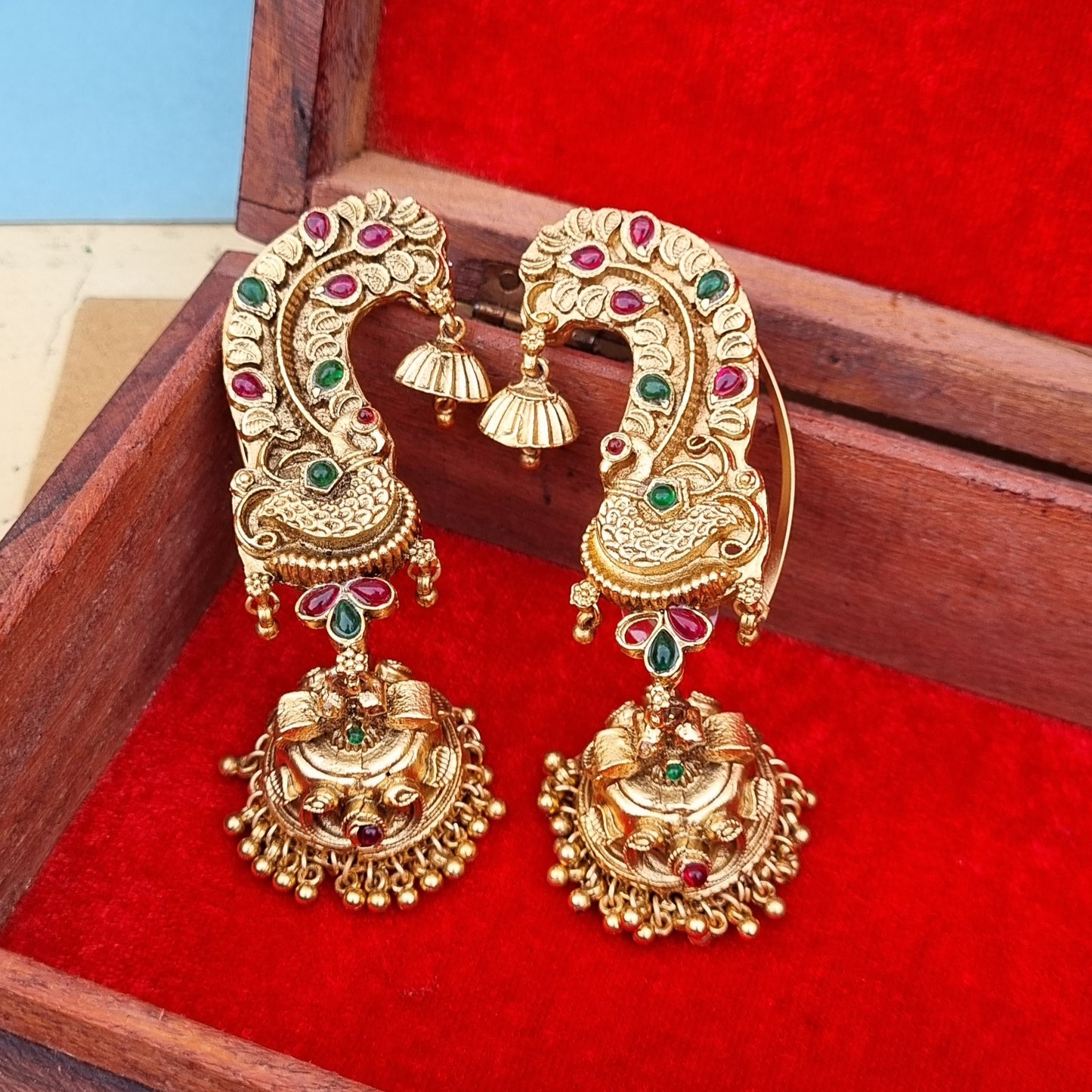 Golden Earcuff- Temple Jewellery